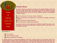 Tablet Screenshot of juliettewood.com